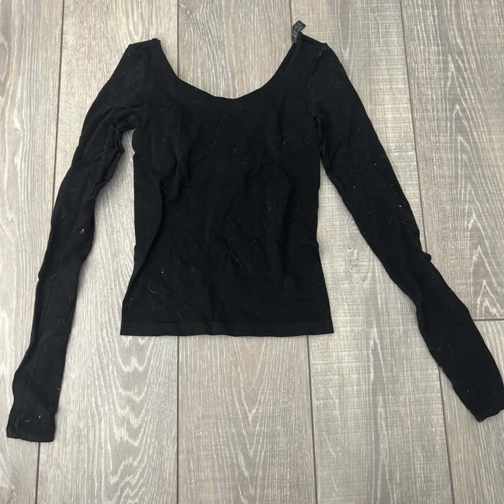 Urban Outfitters Black Long Sleeve Top